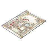 Oude poeders en talk boerderij patroon notitieboek (Linkerzijde)