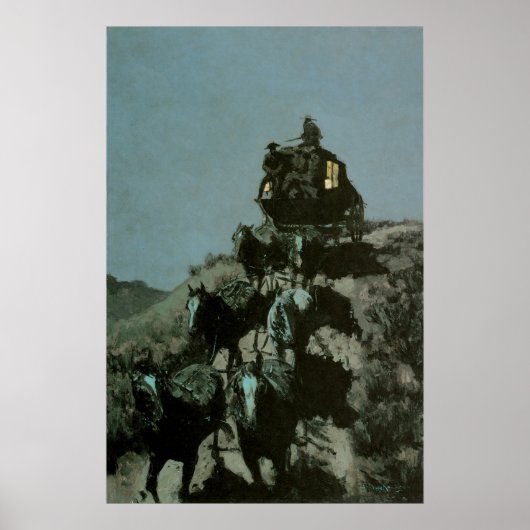 Oude poetsband van de vlakten door Remington Poster (Voorkant)