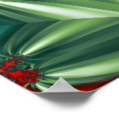 Oude Poinsettia Poster (Hoek)