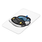 Oude Politieauto Magneet (Linkerzijde)
