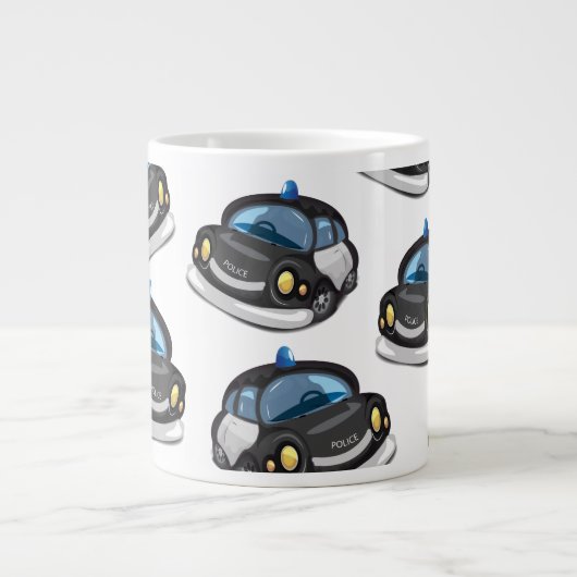 oude politiewagen grote koffiekop (Voorkant)