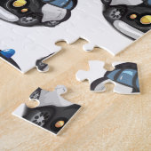 oude politiewagen legpuzzel (Zijkant)