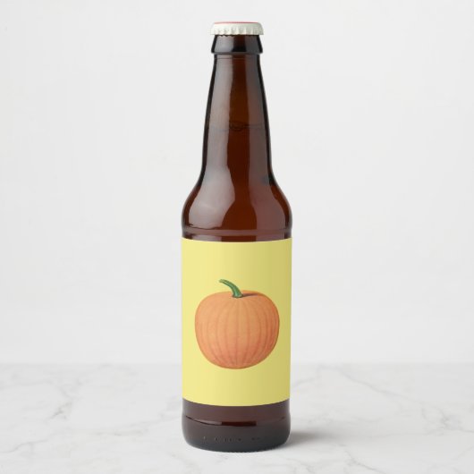 oude pompoen bier etiket (Voorkant)