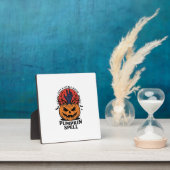 Oude Pompoen Spreuk Halloween Heks Hand Kunst_1 Fotoplaat (Insitu)