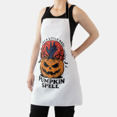 Oude Pompoen Spreuk Halloween Heks Hand Kunst_1 Schort (Insitu)