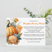 Oude Pompoensnijwerk Kaart (Staand voorkant)