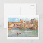 Oude Ponte Vecchio, Florence, Italië Briefkaart (Voorkant / Achterkant)