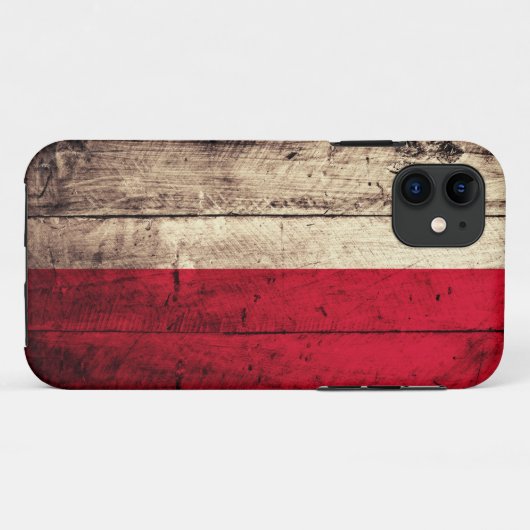 Oude Poolse vlag Case-Mate iPhone Case (Achterkant (horizontaal))
