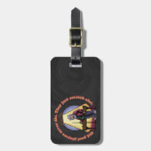 Oude poolspelers bagagelabel (Voorkant verticaal)