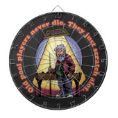 Oude poolspelers dartbord (Voorkant)