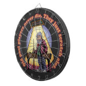 Oude poolspelers dartbord (Voorkant Rechts)