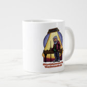 Oude poolspelers grote koffiekop (Voorkant rechts)