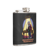 Oude poolspelers heupfles (Rechts)