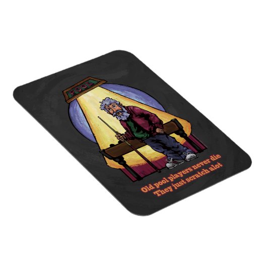 Oude poolspelers magneet (Rechterzijde)