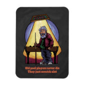 Oude poolspelers magneet (Verticaal)