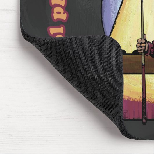 Oude poolspelers muismat (Hoek)