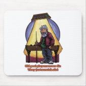 Oude poolspelers muismat (Voorkant)