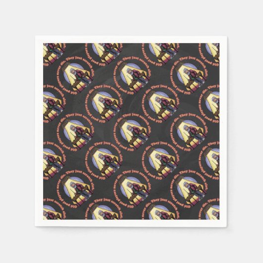 Oude poolspelers servetten (Voorkant)