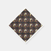 Oude poolspelers servetten (Hoek)