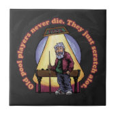 Oude poolspelers tegeltje (Voorkant)