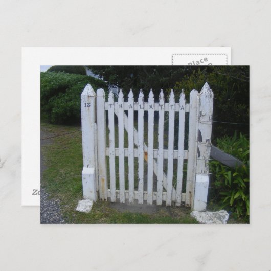 Oude poort op Great Ocean Road Briefkaart (Voorkant / Achterkant)