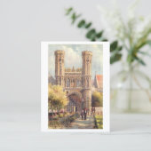 Oude poort van St. Augustine, Canterbury Briefkaart (Staand voorkant)