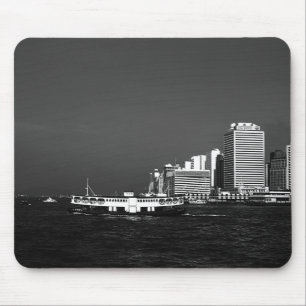Oude porselein China Hongkong boot wolkenkrabber z Muismat