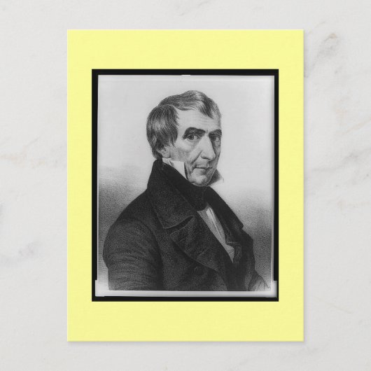 Oude portret, William Henry Harrison Briefkaart (Voorkant)