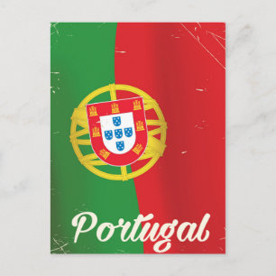 Oude Portugese reisposter. Briefkaart