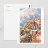 Oude Positano, Italië Briefkaart (Voorkant / Achterkant)