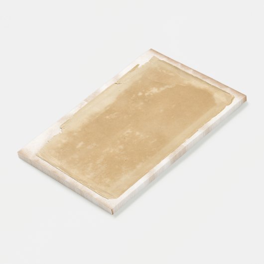 Oude Post  bruine filooppagina's Post-it® Notes (Schuin)