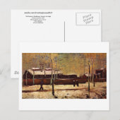 Oude Post in Eindhoven, Vincent van Gogh Briefkaart (Voorkant / Achterkant)