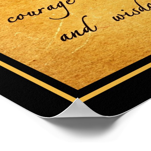 Oude postbode voor serenity gebeden poster (Hoek)