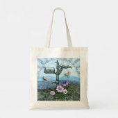 Oude postbus canvas tas (Achterkant)