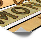 Oude Poster Alphonse Mucha Biscuits Advertentie 2 (Hoek)