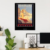 Oude poster Atlantic City (Thuiskantoor)