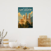 Oude poster Basiliek Sint-Augustinus - Annaba (Keuken)