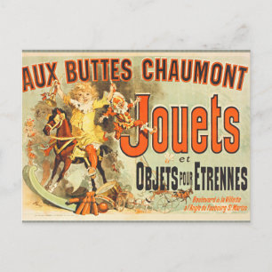 Oude Poster Franse Speelgoed Joets Vrienden Briefkaart