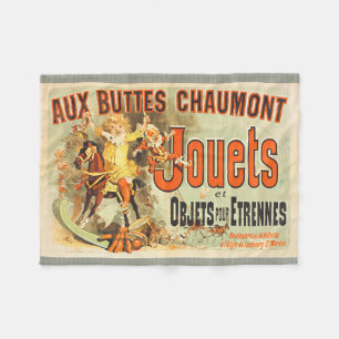 Oude Poster Franse Speelgoed Joets Vrienden Fleece Deken