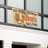 Oude Poster Franse Speelgoed Joets Vrienden Spandoek (Buitenkant Gebouw)