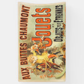 Oude Poster Franse Speelgoed Joets Vrienden Spandoek (Verticaal)