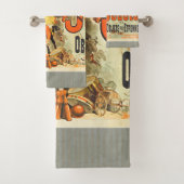 Oude Poster French Toy Joets Friends Bad Handdoek (Insitu)