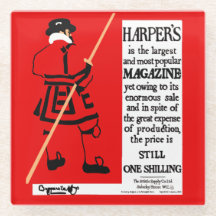 Oude Poster Harper's Magazine Beefeater