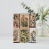 Oude Poster Shanghai Briefkaart (Staand voorkant)