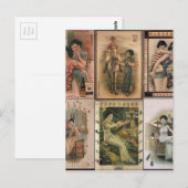 Oude Poster Shanghai Briefkaart (Voorkant / Achterkant)