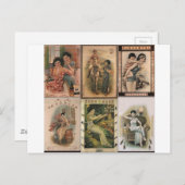 Oude Poster Shanghai Briefkaart (Voorkant / Achterkant)