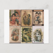 Oude Poster Shanghai Briefkaart (Voorkant)