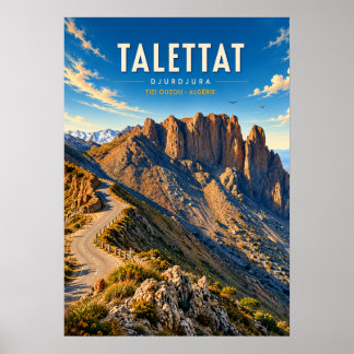 Oude poster Talettat - Algerije