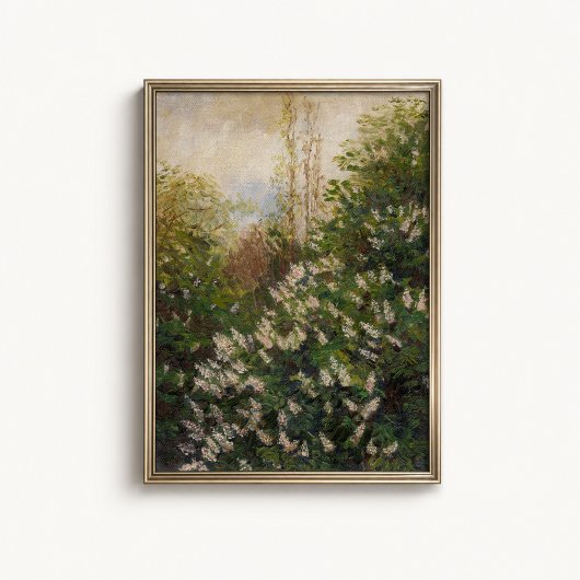 Oude Poster van Bosrand Wilde Bloemen