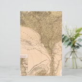 Oude poster van Nijlrivierdelta 1859 (Staand voorkant)